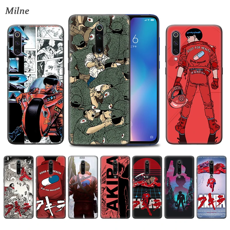 Akira 1988 пленочный чехол для Xiaomi Redmi Note 9S 8T 7 7A K30 Zoom Mi 9T 10 9 Pro A3 X2 F2 Черный ТПУ телефона