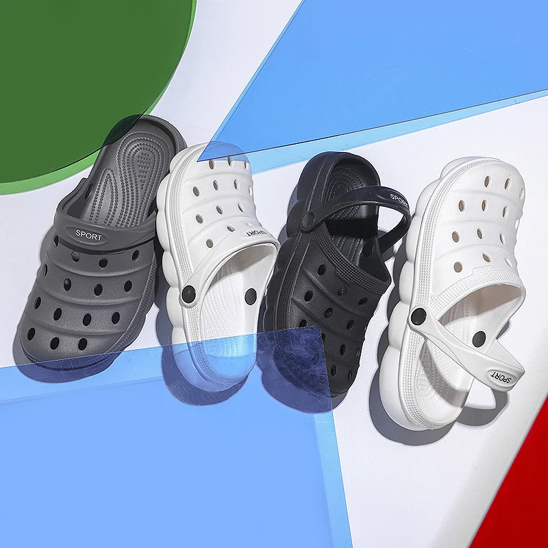 

Unisex Summer Slippers 36~45 Couple Women Shoes Beach Light Sandals Slippers Outdoor Wading Leisure Shoes Clog Croc Hole Shoes