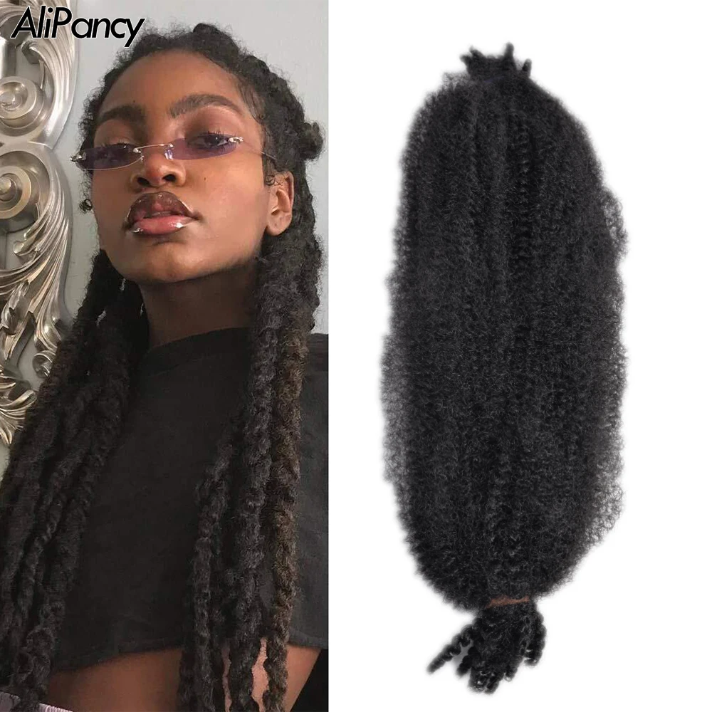 

Synthetic Crochet Braid Hair Kinky Curly Braiding Hair Marley Braids Afro Twist Hair Bulk Extensions Marely Hair For Black Woman