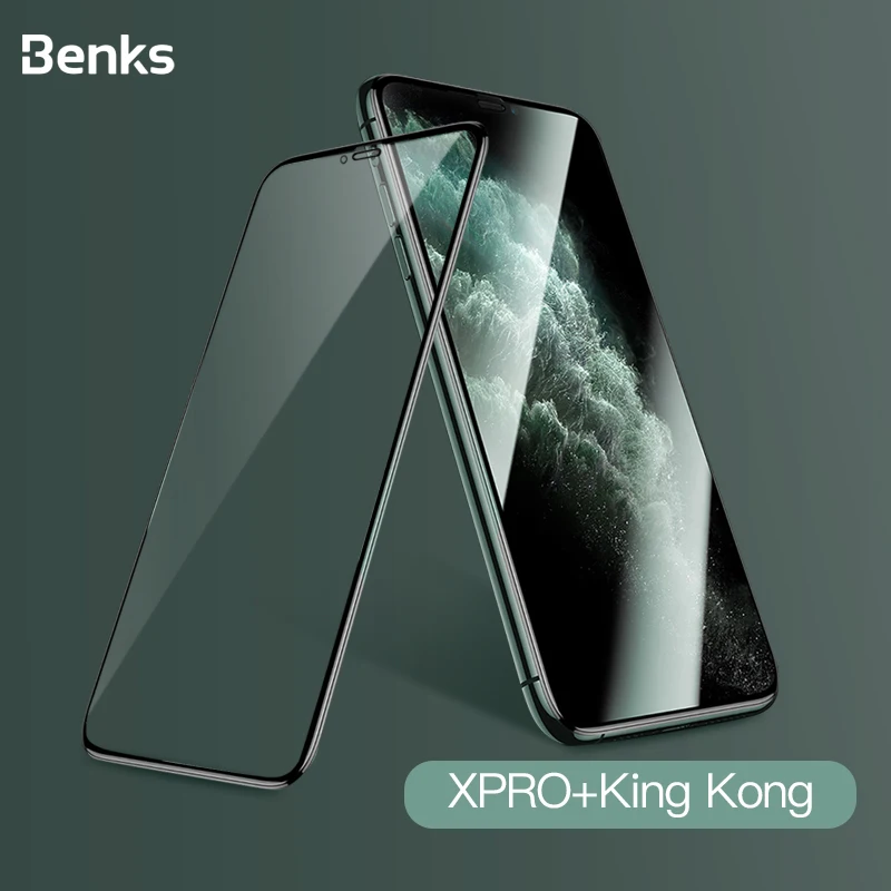 Защитное стекло Benks XPRO 3D King Kong закаленное 0 3 мм с закругленными краями для iPhone 11 Pro