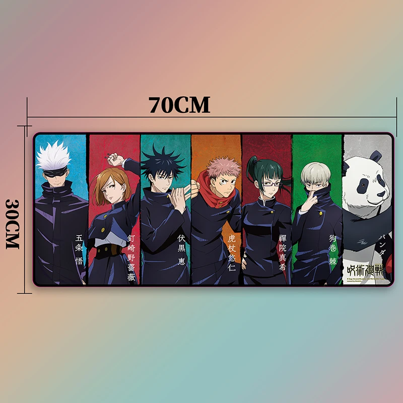

Anime Jujutsu Kaisen Itadori Yuji Gojo Satoru Cute Large Mouse Pad Cartoon Gamer Computer Mice Pad Desk Gaming Mat Xmas Gifts