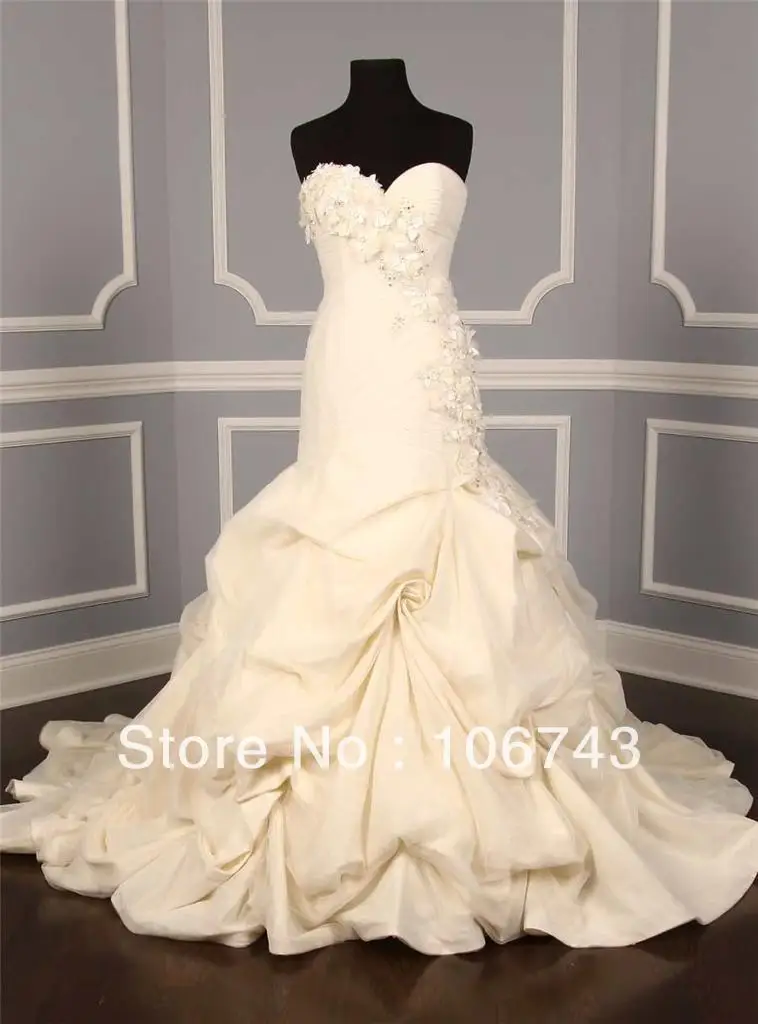 

dress Free shipping 2016 organza wedding dresses AUTHENTIC Anne Barge Avery Light Ivory Tulle Ballgown Couture Bridal Gown NEW