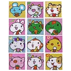 Наборы для алмазной живописи для детей, цифра со стразами картин, 12 китайских зодиаков