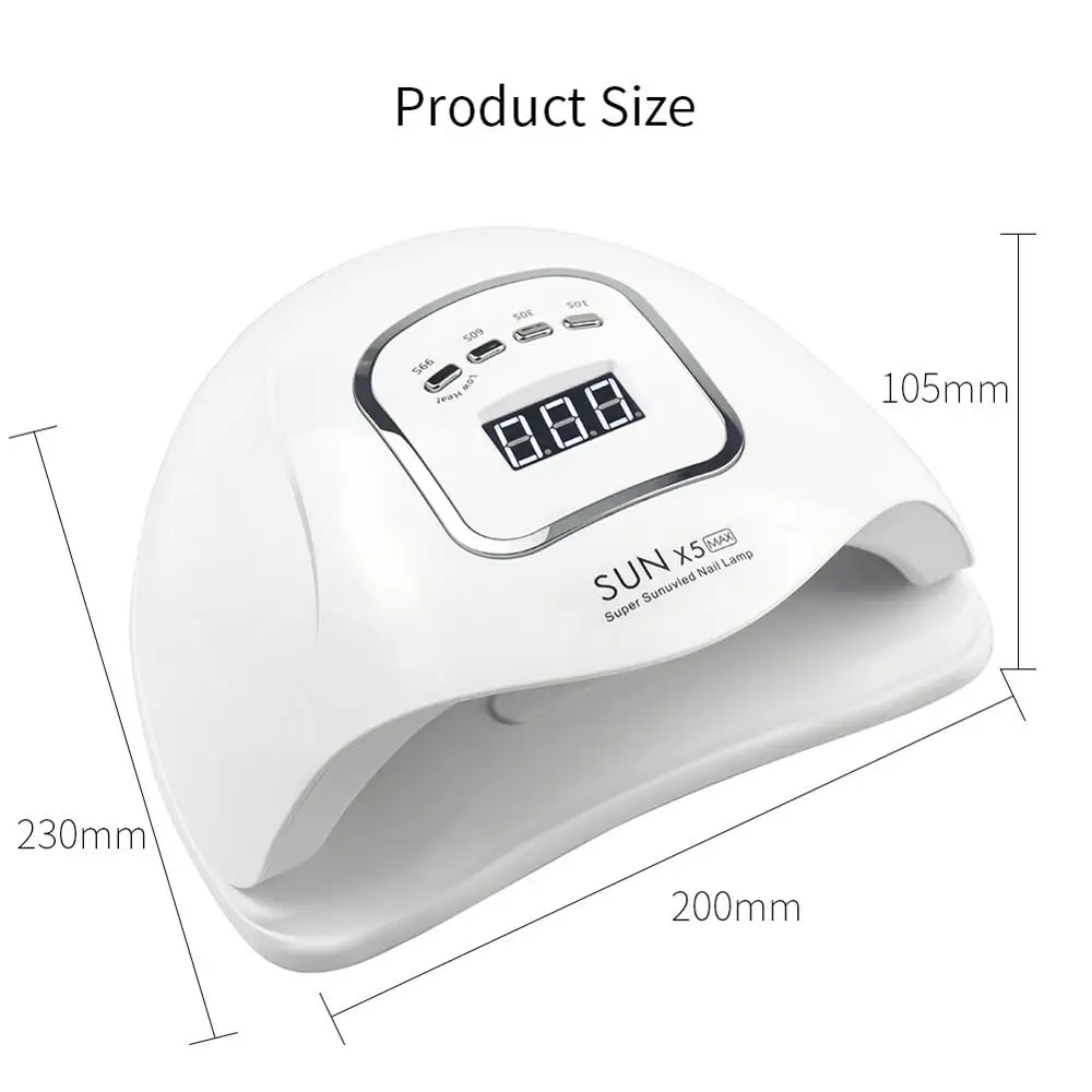 УФ светодиодный светильник для ногтей Сушилка 80 Вт/54 Вт/45 Вт льдинка маникюра