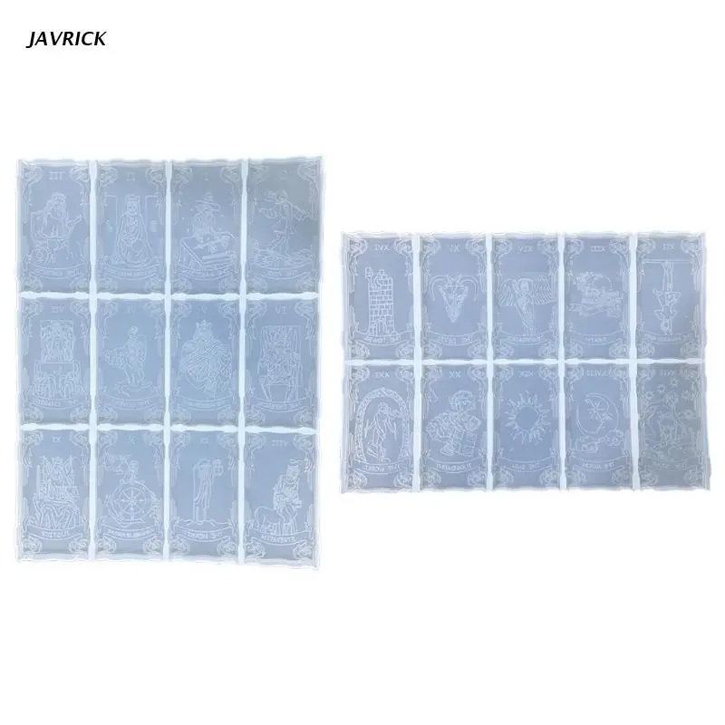 

Playing Game Cards Epoxy Resin Mold DIY Crafts Divination Cards Silicone Mould