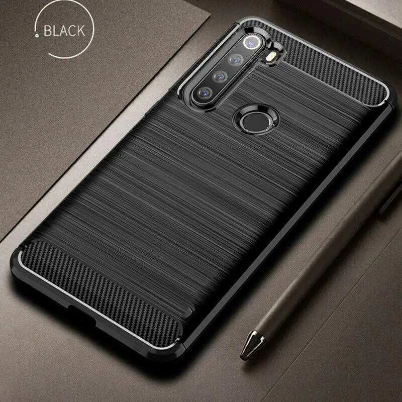

TPU Case For Redmi Note 9 Pro Max 9S 8T 8 Pro 8 8A Case Shockproof Bumper Carbon Fiber Soft Cover for Xiaomi Mi9 Lite Case Armor