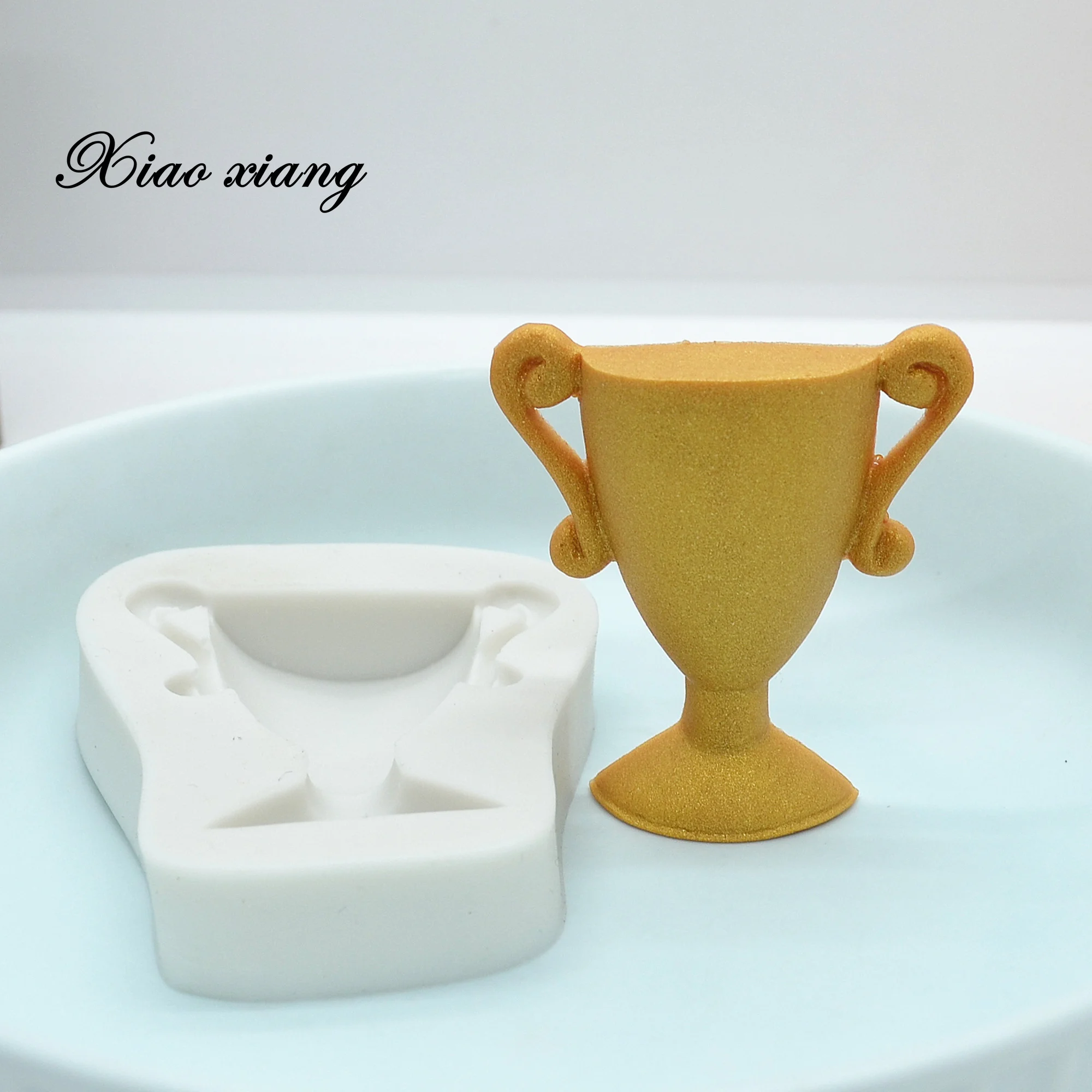 3D трофей силиконовые формы для выпечки паста DIY Инструменты украшения тортов из