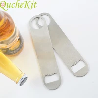 1pcs durable sainless steel beer bottle opener portable keychain bottle opener bar tools home hotel kitchen accessories