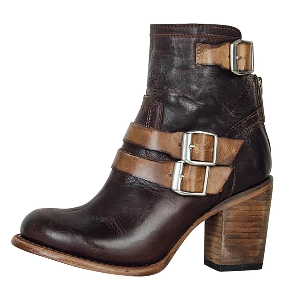 Новинка 2019 года сезон весна-осень Женские однотонные ботинки на танкетке с