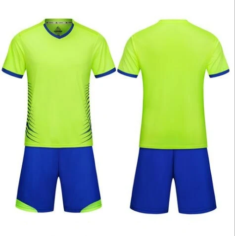 GREEN NOT CUSTOM Custom camiseta futb Children Adult Football Jerseys Boys Soccer Sets,Football Uniforms Kids Soccer Tracksuit Team sports shirt - Цвет: GREEN NOT CUSTOM