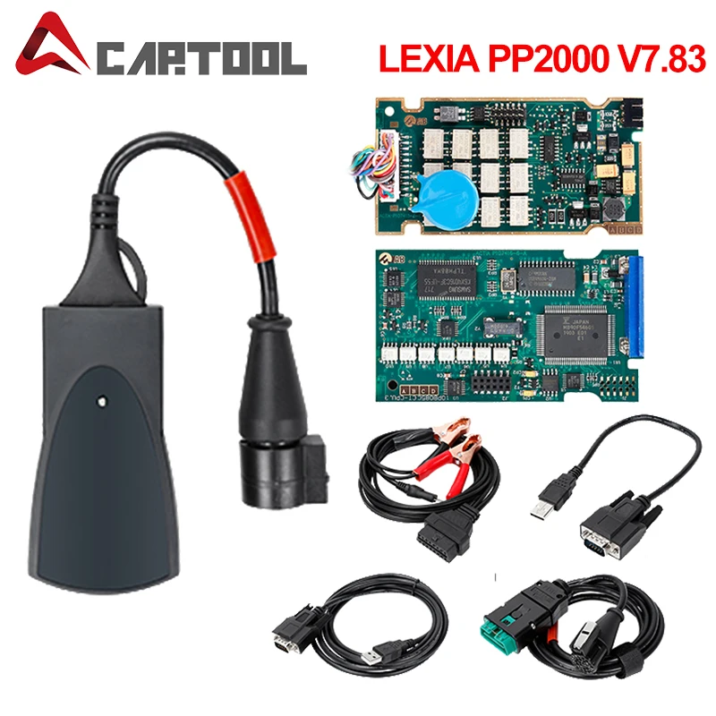 Диагностический инструмент Lexia 3 PP2000 Diagbox V7.83 для Citroen Peugeot OBDII PP 2000 с прошивкой