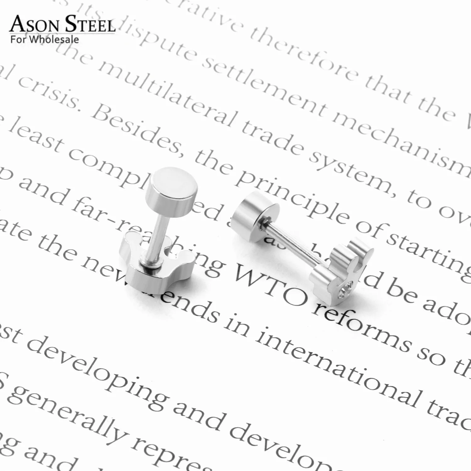 Женские серьги в виде короны ASONSTEEL элегантные серьги-гвоздики из нержавеющей