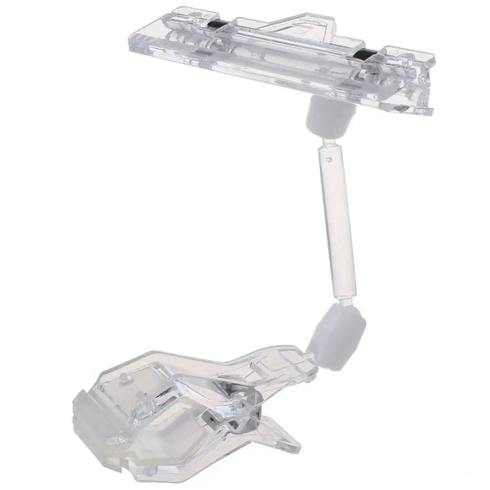 Прозрачная пластиковая подставка для карт с двойными зажимами регулируемый