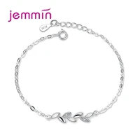 new fashion 925 sterling silver branch bracelets for womenladygirlfriends chain bracelet adjustable charms pulsera drop ship