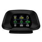 GPS-навигация, автомобильная система оповещения о превышении скорости P20, автомобильная электронная сигнализация напряжения HUD OBD GPS