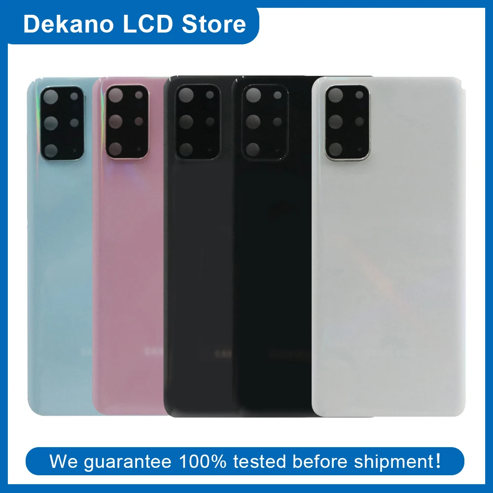 

For Samsung Galaxy S20/S20 Plus/S20 Ultra Back Battery Cover Rear Door Housing Camera Lens Frame Adhesive