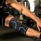 Спортивные наколенники 1 шт., эластичные профессиональные защитные нейлоновые спортивные наколенники, дышащая повязка для велоспорта, бега, походов