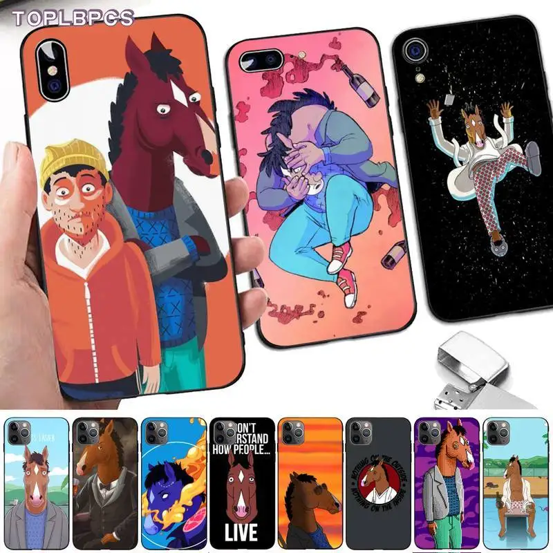 Чехол для телефона Bo Jack Horseman с рисунком iPhone 8 7 6 6S Plus X 5 5S SE 2020 XR 11 pro XS MAX | Мобильные
