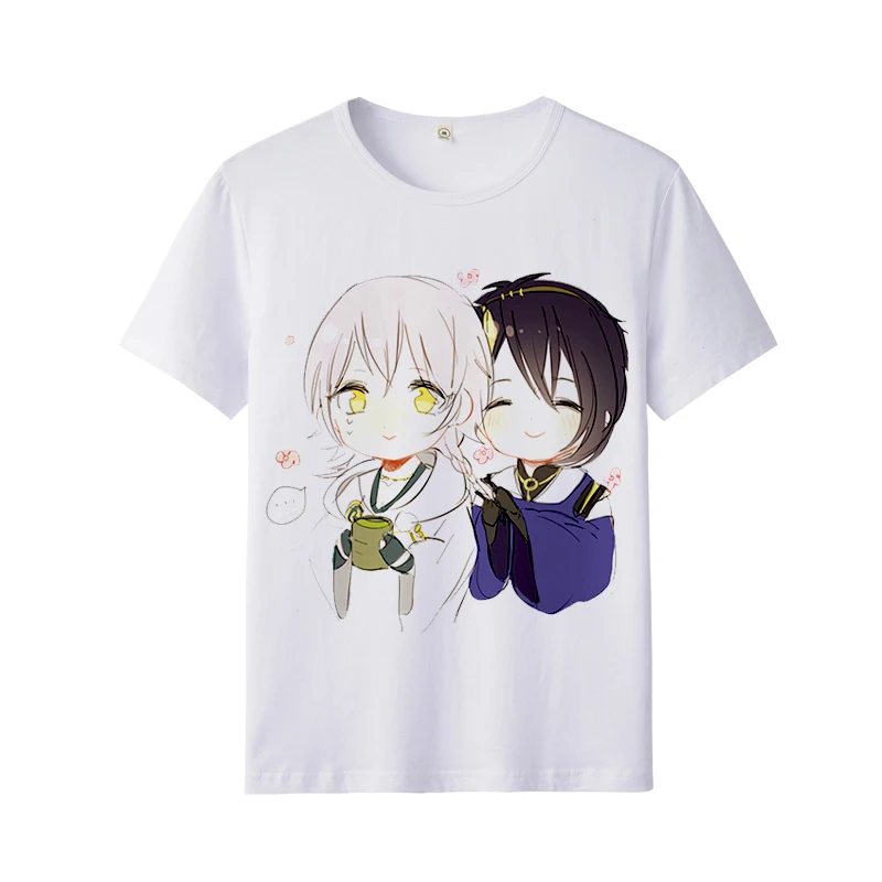 Футболка для косплея Touken Ranbu Online Mikazuki Munechika Nakigitsune летняя футболка с рисунком