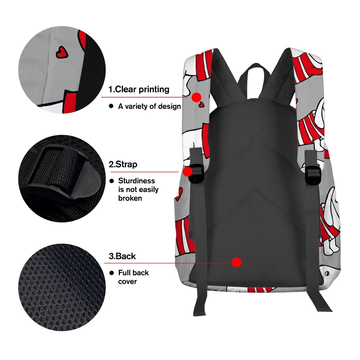 Рюкзак для собак такса студенческий рюкзак ноутбука сумка книг повседневная