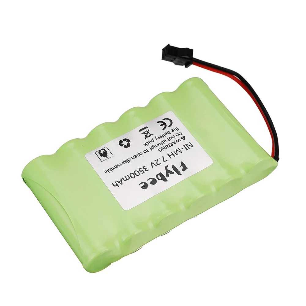 7.2V 3500mAh Ni-MH Battery and Charger Set For RC Cars Robot Tanks Gun Boats Toys Accessories upgrade 7.2 V 3000 MAH SM Plug | Электроника