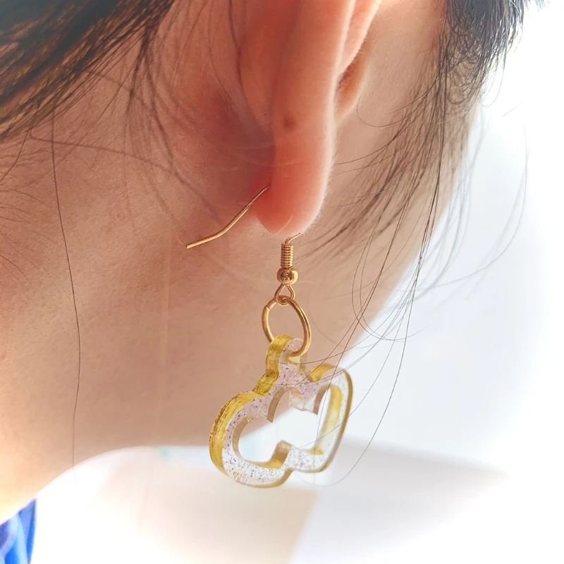 

Earrings Silicone Mold Resin Tray Mold Large Beauty Mold for DIY Craft