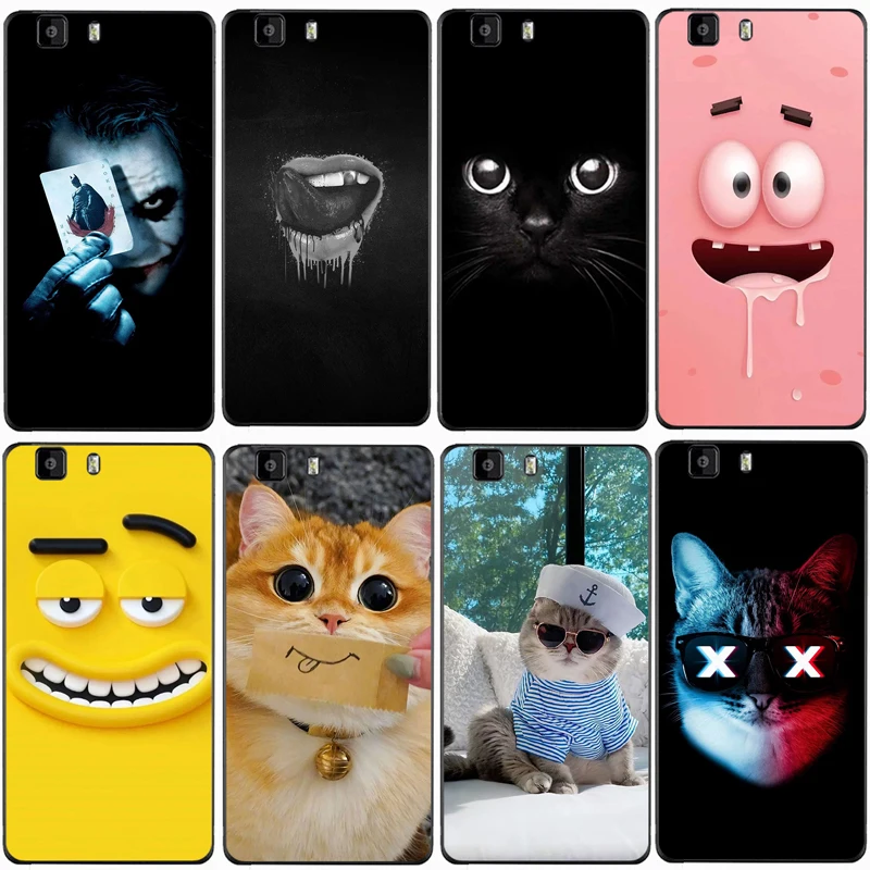 Чехол Для DOOGEE X5 Doogee x5 мягкий силиконовый чехол с изображением розы и волка для