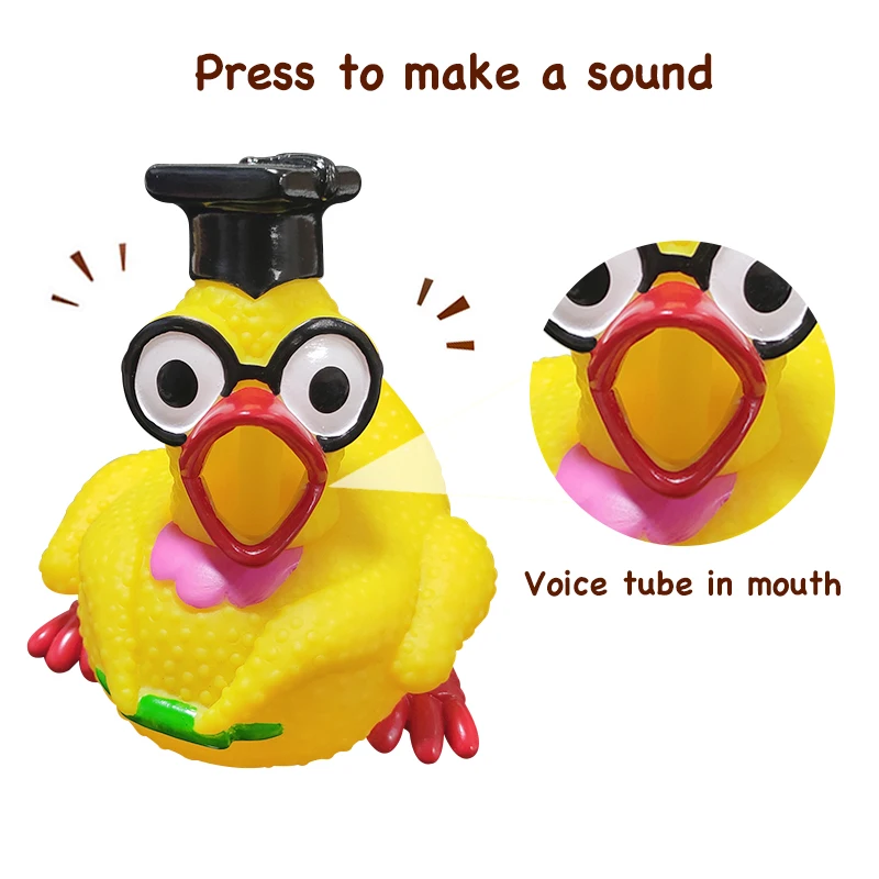 1 шт. 10 см Игрушки для ванны игрушки малышей новые желтые визжащие курицы Детские