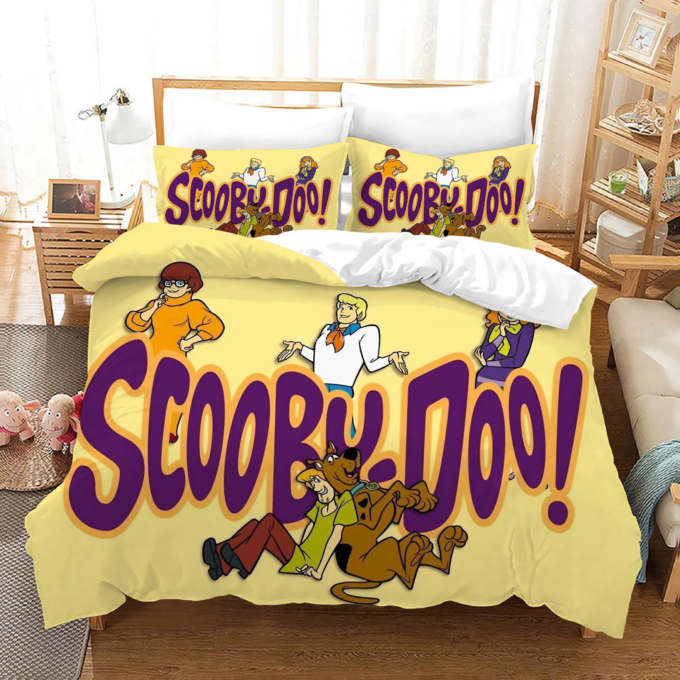 Комплект постельного белья Scoob с принтом Deluxe для всей семьи детской спальни