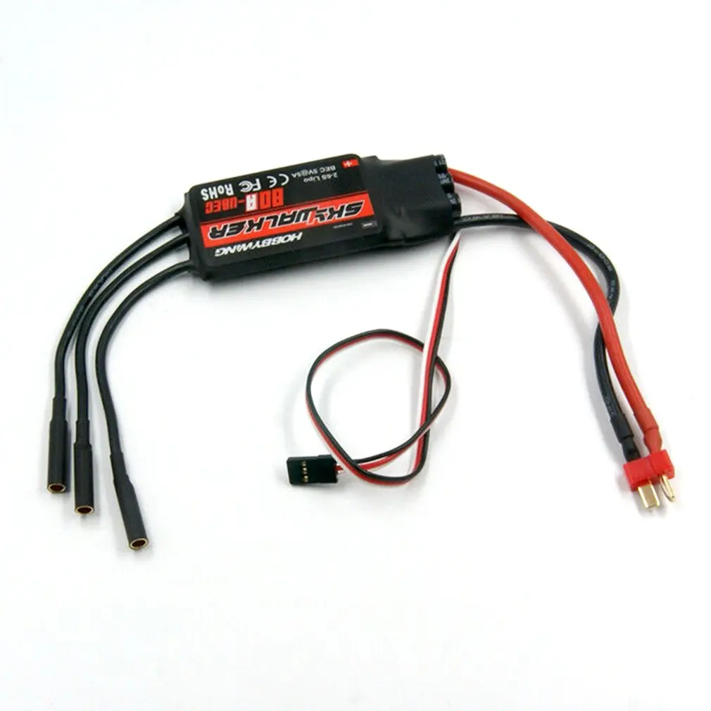 

Водонепроницаемый Бесщеточный Регулятор Скорости Hobbywing SkyWalker, ESC подходит для 1/6 1/5 автомобилей с дистанционным управлением, дизайн витой па...