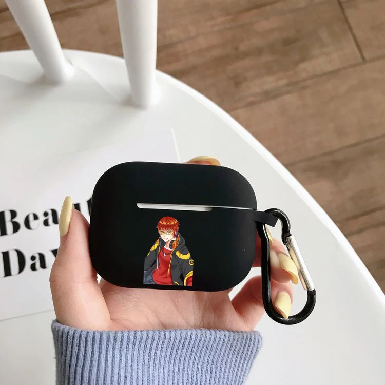 

anime Mystic Messenger Earphone Case Airpods Pro Case Wireless Bluetooth apple airpods pro Case Cover Silicone Case
