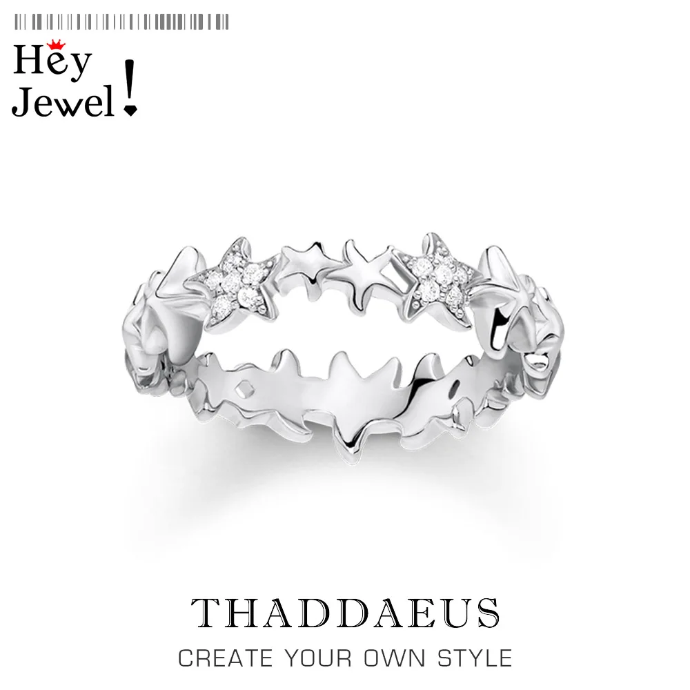 

Женское кольцо с морскими звездами, Изящные Ювелирные изделия, новый подарок из серебра 2022 пробы, для весны, 925