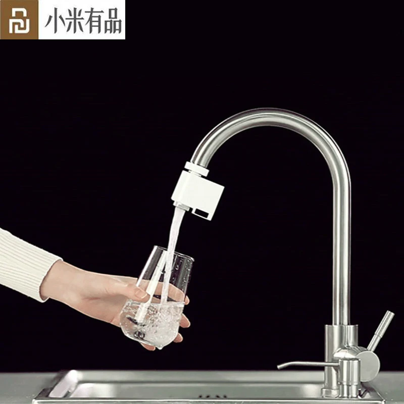 

Youpin Zajia Induction Water Saver Overflow Smart Faucet Sensor Infrared Water Energy Saving Device Kitchen Bathroom Nozzle Tap