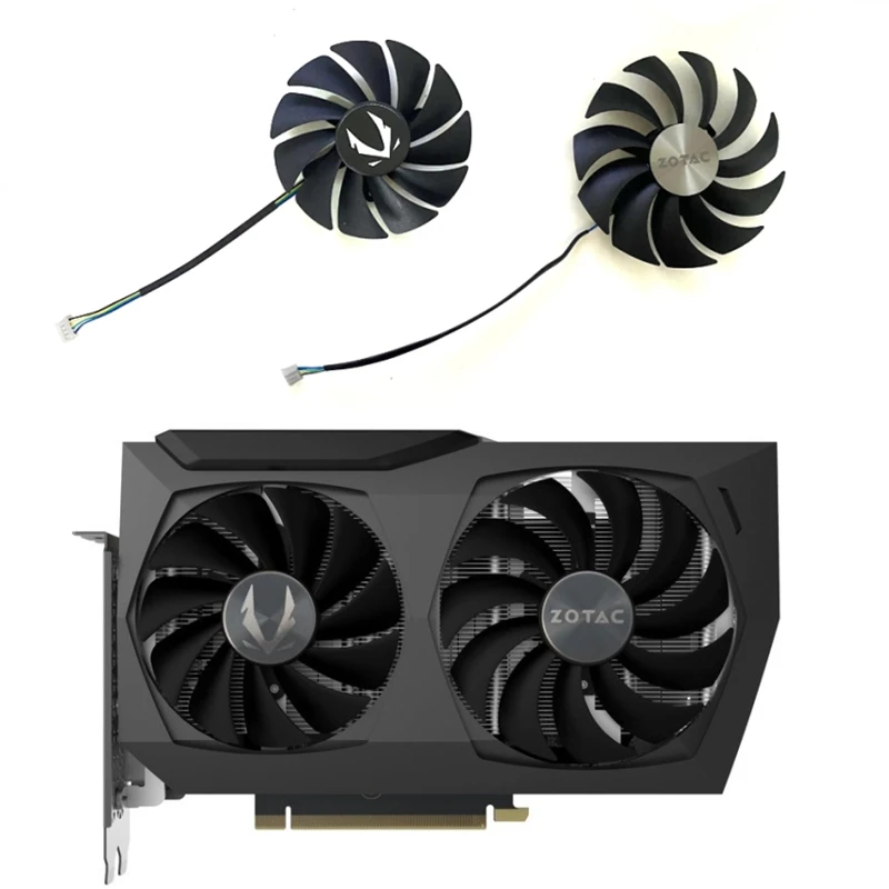 

CF1010U12S CF9015H12S 4PIN GPU fan，For ZOTAC GeForce RTX 3070 Twin Edge RTX 3060 Twin Edge OC RTX 3060Ti 8GD6 Graphics card fan