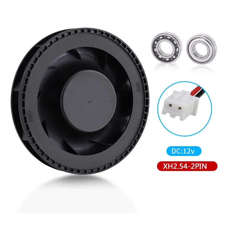 Gdstime 100x25 мм 10025 DC 12 В воздухоочиститель центробежный вентилятор 100 мм * 25 мм 10 см Шарикоподшипниковый двигатель для автомобиля воздухоочиститель Вентилятор охлаждения