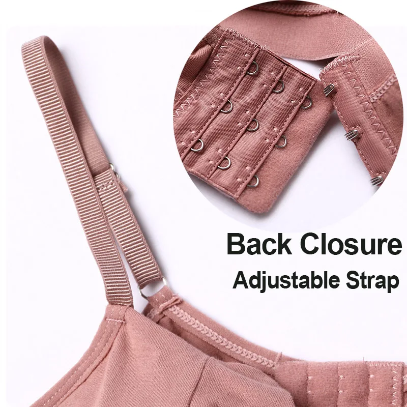 

Cotton Bra Women's Underwear Brassiere Female Lingerie Push Up Bras for Woman Intimates Bralette Sexy Massage Padded Gather Bra