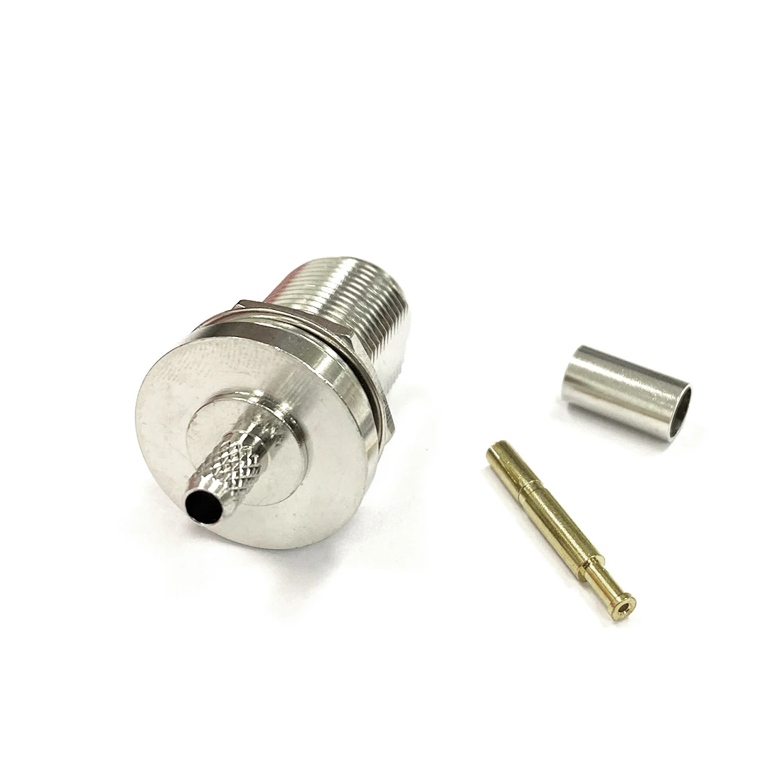 1 шт. N образный женский Радиочастотный разъем с гайкой перегородка