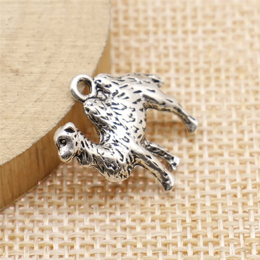 

4Pcs 18x20mm Antique Silver Color Camel Charms For DIY Jewelry Making DIY Handmade Jewelry
