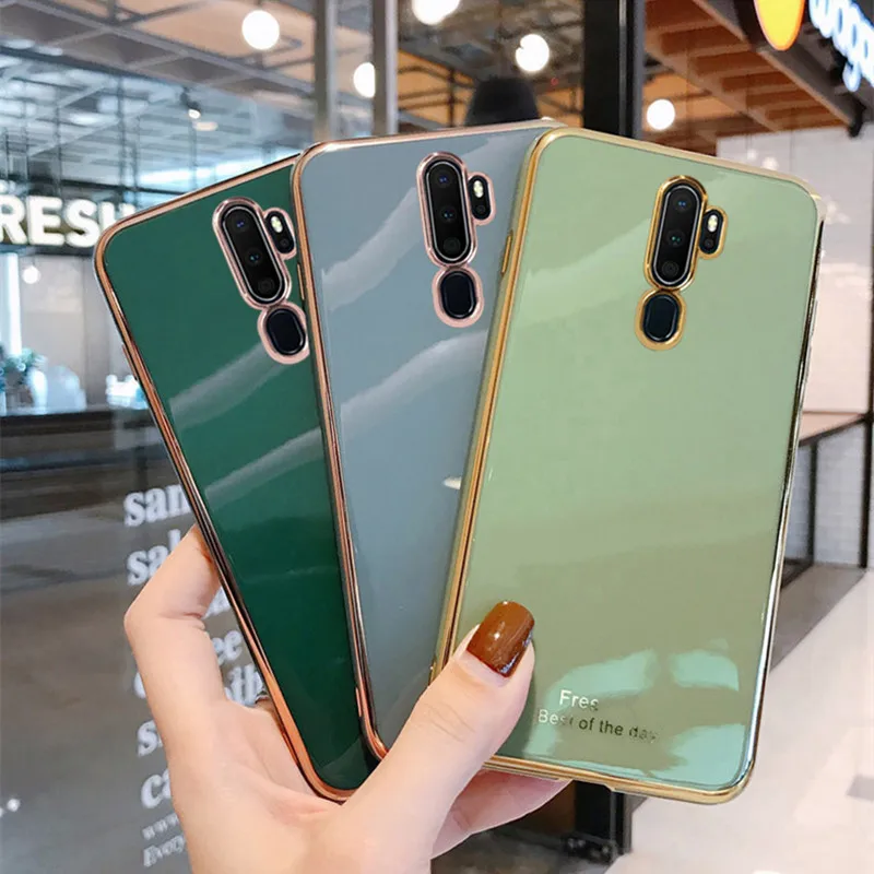 Роскошный мягкий чехол с покрытием для OPPO A9 2020 A5S A3S A5 A7 A83 A59 A91 A8 79 F5 F9 F11 Realme X XT 5 Pro Reno