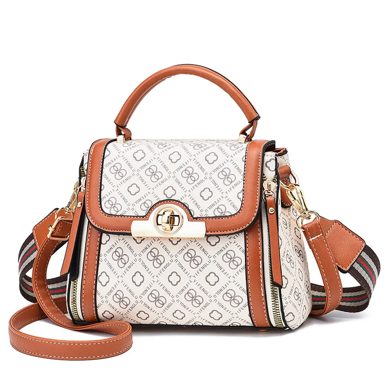 

Новинка 2021, модная однотонная подходящая ко всему модная повседневная сумка, сумка-мессенджер через плечо, женская сумка