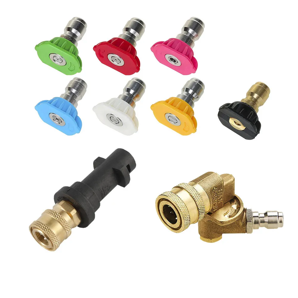 Совместимый адаптер для пистолета, только замена для Karcher K2, K3, K4, K5, K6, K7, 1/4 ''быстрое подключение - Цвет: Красный