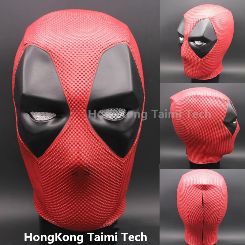 Новый бассейн Дэдпул латексная маска держать над головой красные маски Косплей