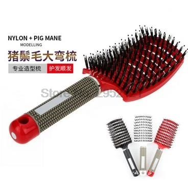 По dhl или ems 500 шт щетка для волос головы расческа Профессиональная женская