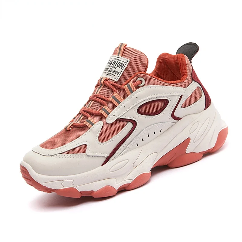 

Кроссовки обувь для женщин летняя кроссовки женские Женские массивные кроссовки, на толстой платформе, Вулканизированная подошва, модная д...