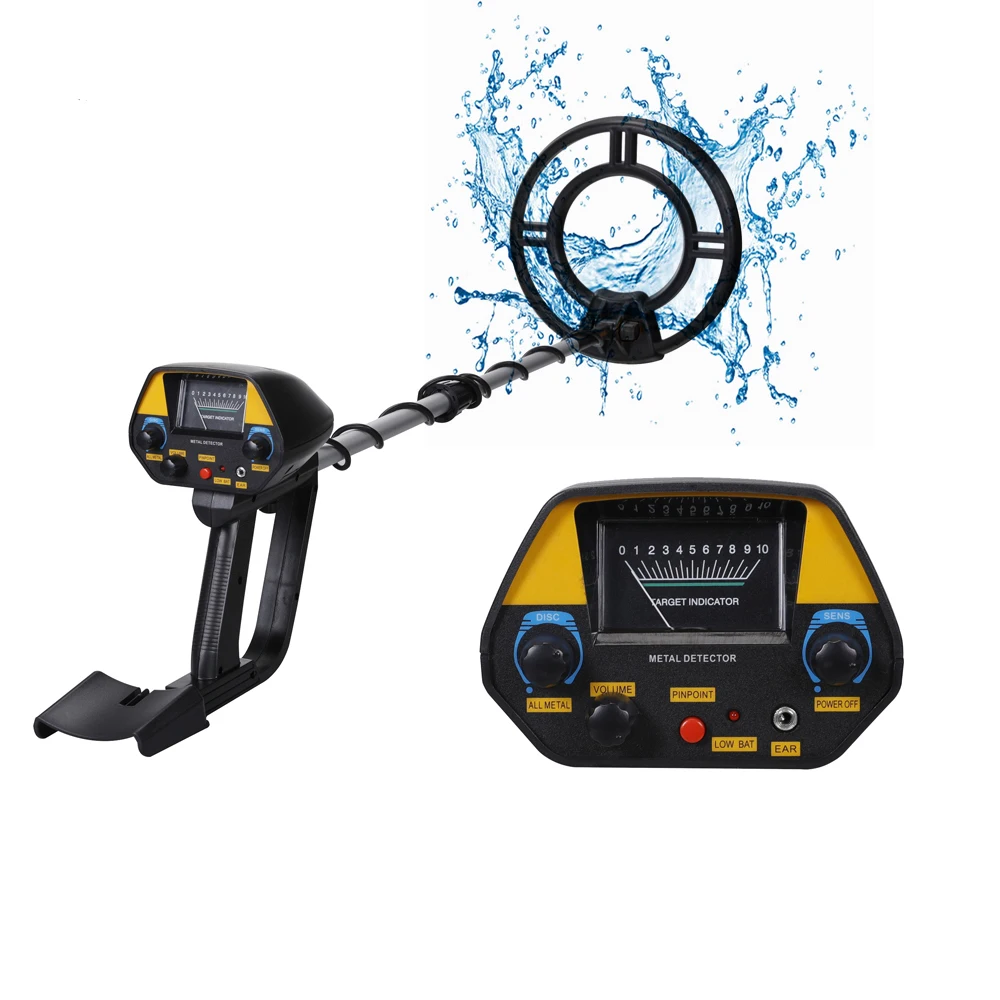 

Direct Ship from RU UA High Sensitivity Metal Detector MD-4080 MD940 with All-Metal/DISC/Pinpoint Functions,Waterproof Coil