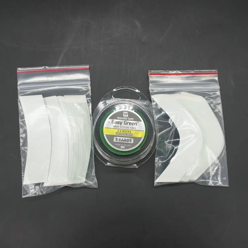 

Easy Green Walker Tape Hair System Tape 2-4 Weeks Rolls Contours Double Side Tape For Lace Wig Ghost Bond T006