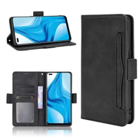 suitable for oppo a93 4g magnetic flip phone case leather oppo f17 pro multi card luxury wallet leather case protective cover