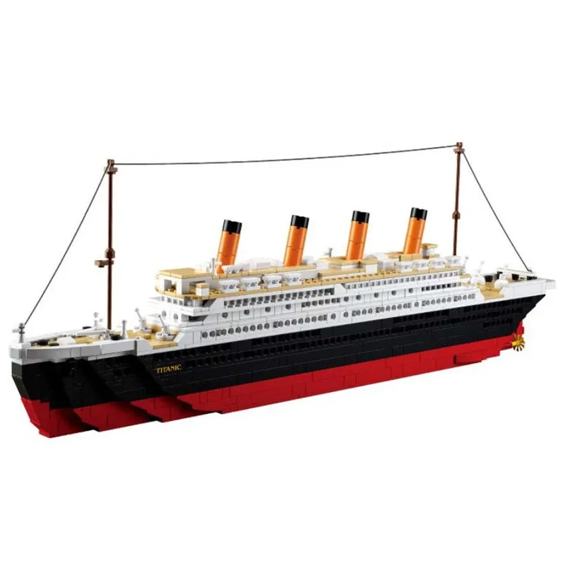 Титаник RMS Круизное Судно 3D блоки образовательные игрушки для детей с хобби