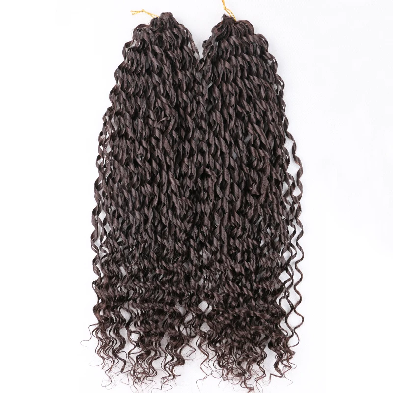 Full Star Curly Braids Loose Water Wave Braiding Hair Extensions Afro Curl Ombre Synthetic Natural Blonde Crochet Women |