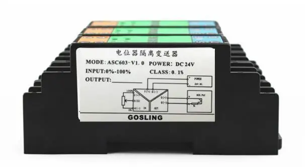 

GOSLING Potentiometer Signal Isolation Transmitter Conversion Current Analog Module Slide Resistance 0-50k